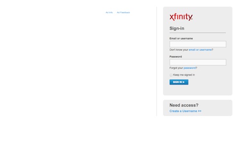 comcast xfinity verify email